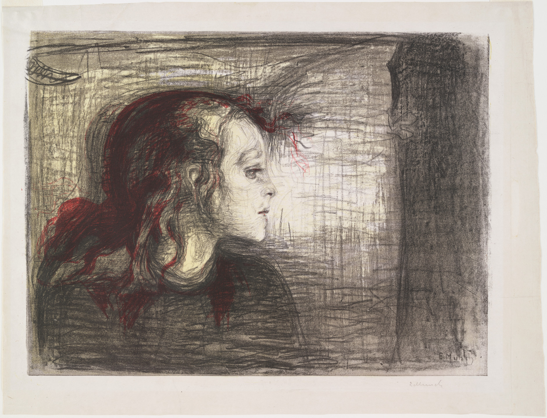 Edvard Munch. The Sick Child I (Det syke barn I). 1896