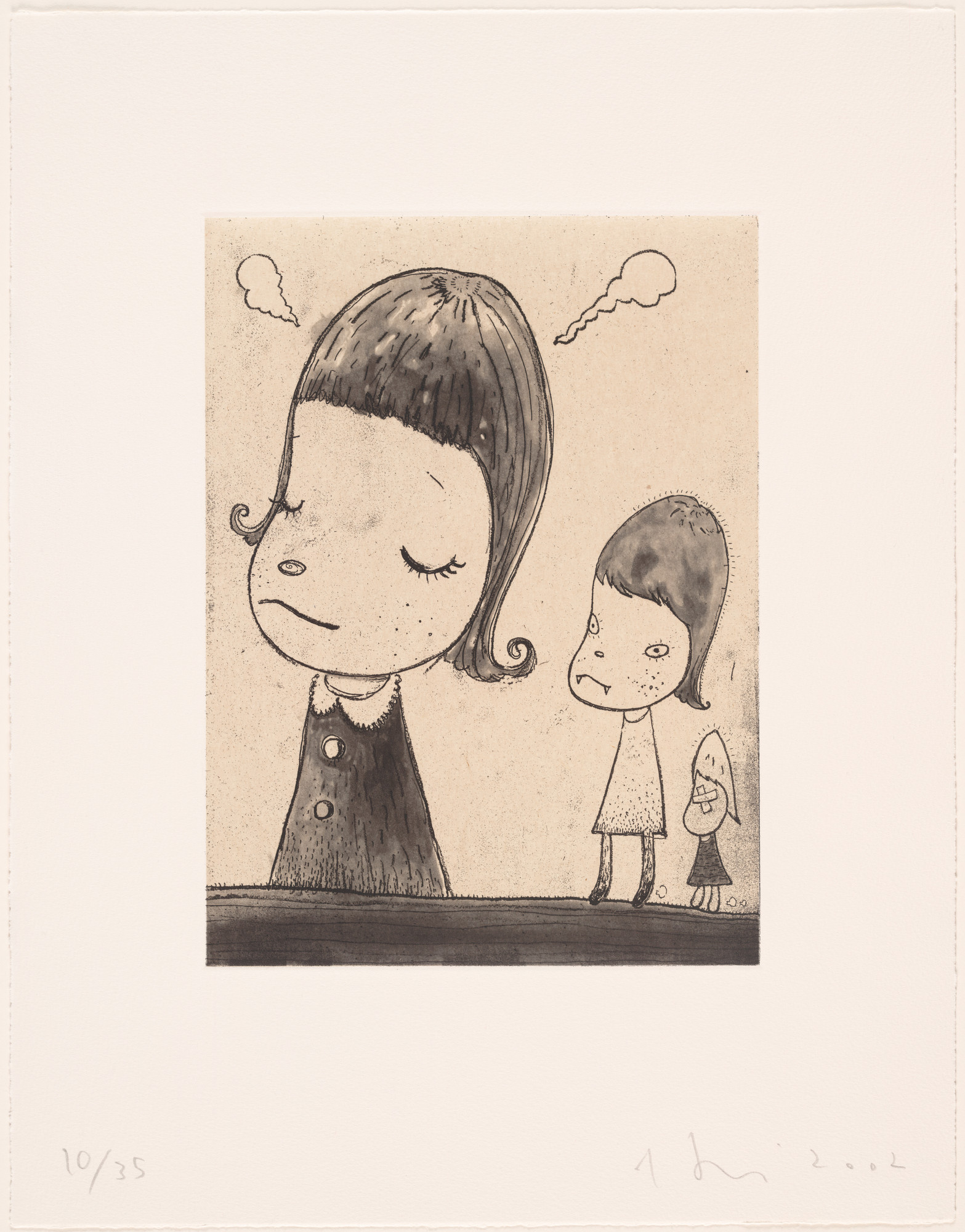 Yoshitomo Nara. Become to Thinker. 2002 | MoMA