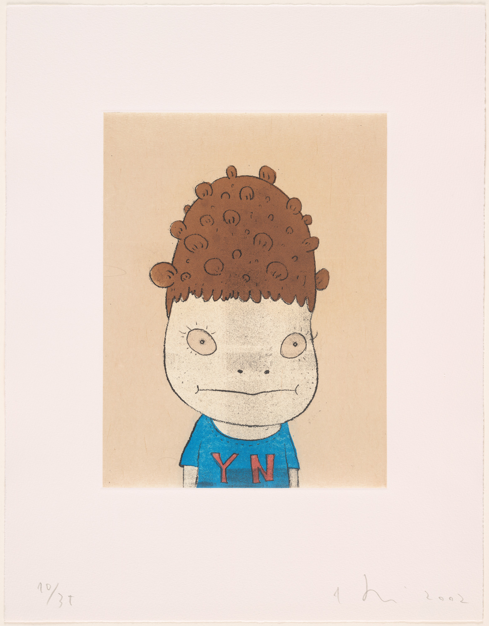 Yoshitomo Nara. N.Y. (Self-portrait)