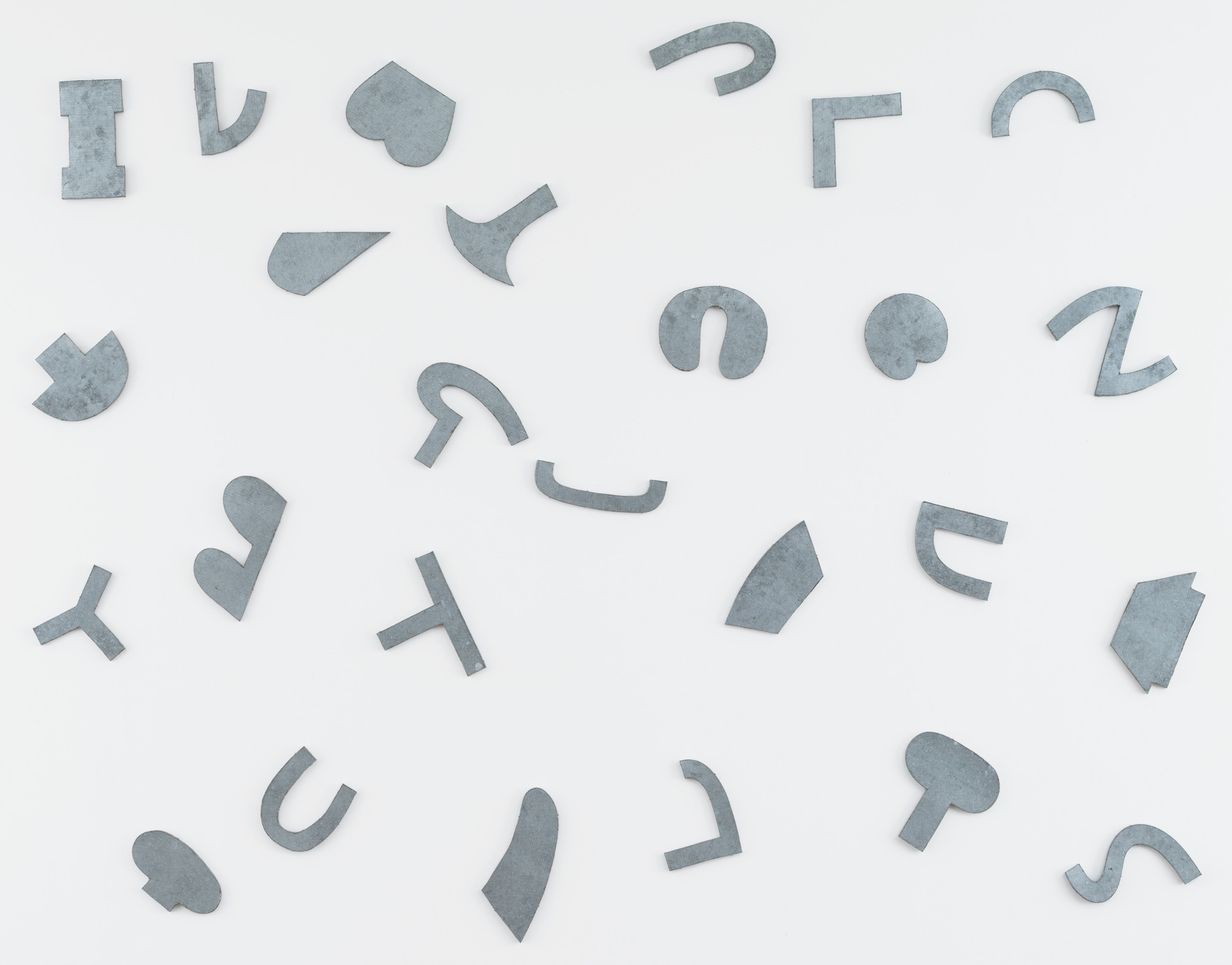 Richard Tuttle. Letters (The Twenty-Six Series). 1966