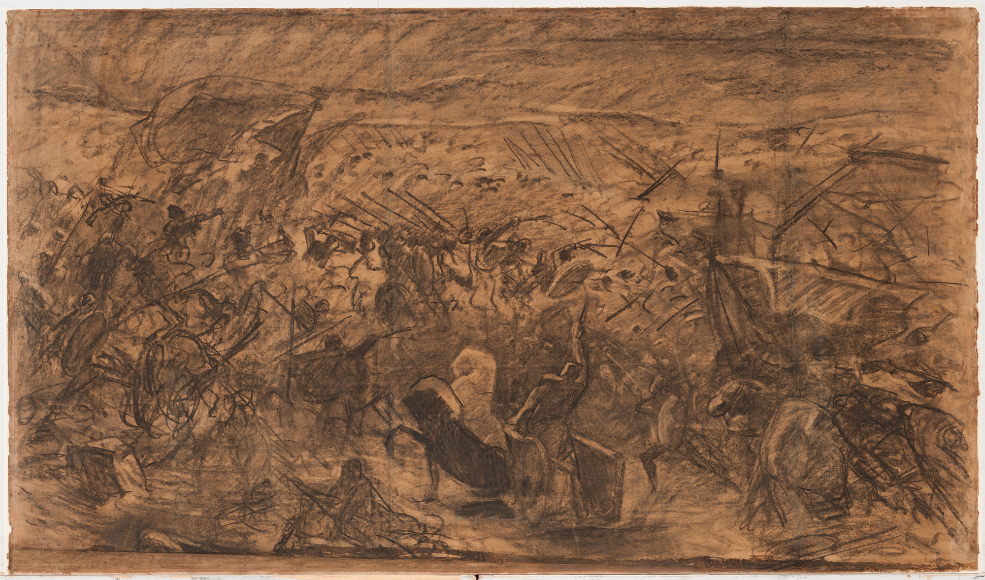Odilon Redon. The Battle. 1865