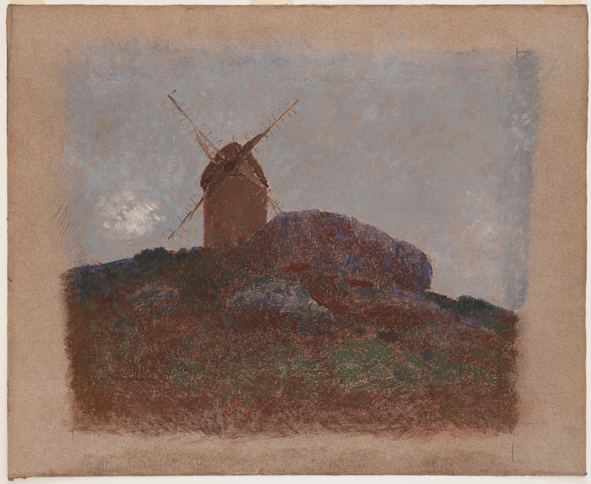 Odilon Redon. Windmill