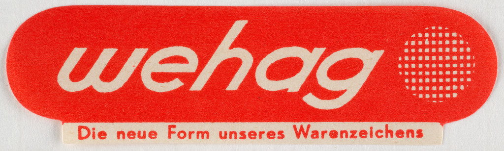 Wehag: Die neue Form unseres Warenzeichens