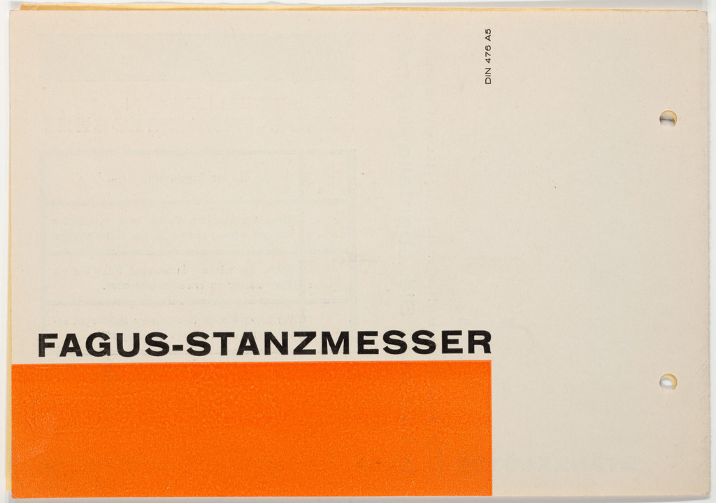 Fagus Stanzmesser