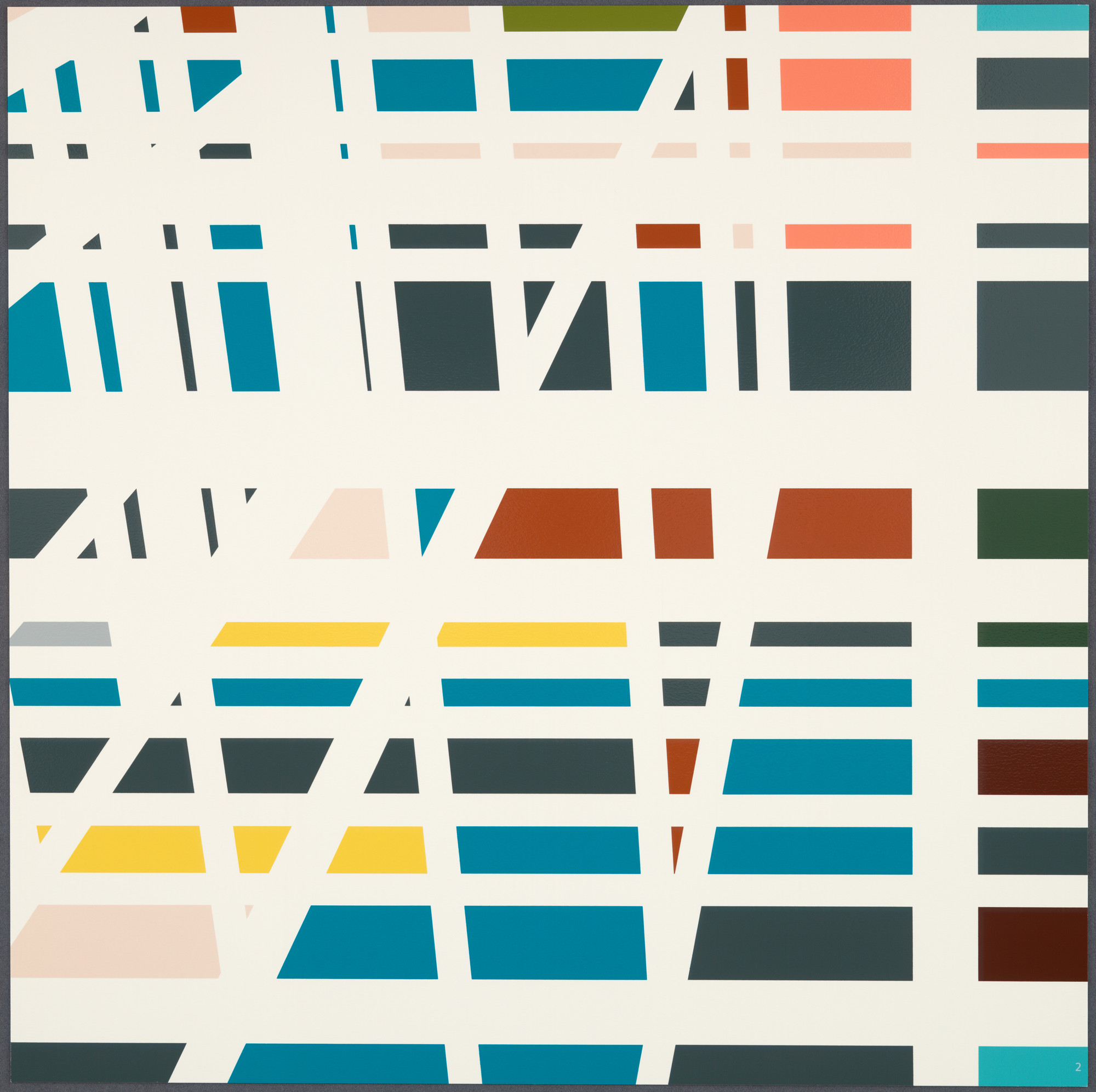 Sarah Morris. Dulles (Capital). 2001 | MoMA