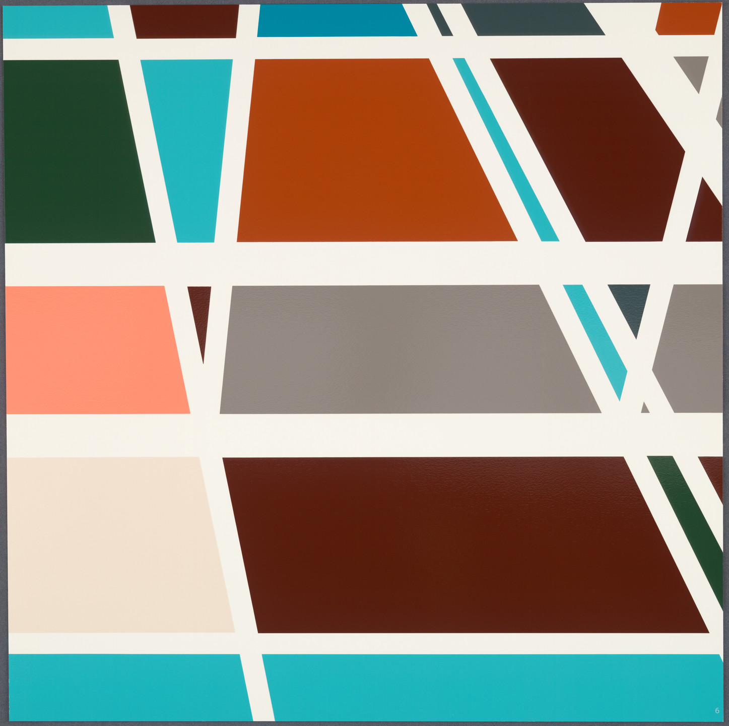 Sarah Morris. Dulles (Capital). 2001 | MoMA
