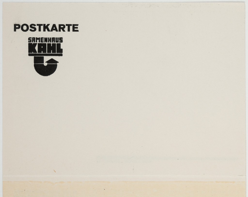 Postkarte Samenhaus Kahl