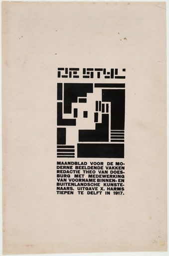 Vilmos Huszár. De Stijl. 1917
