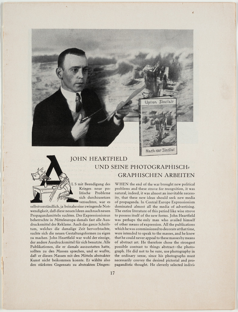 John Heartfield und seine photographisch graphischen Arbeiten