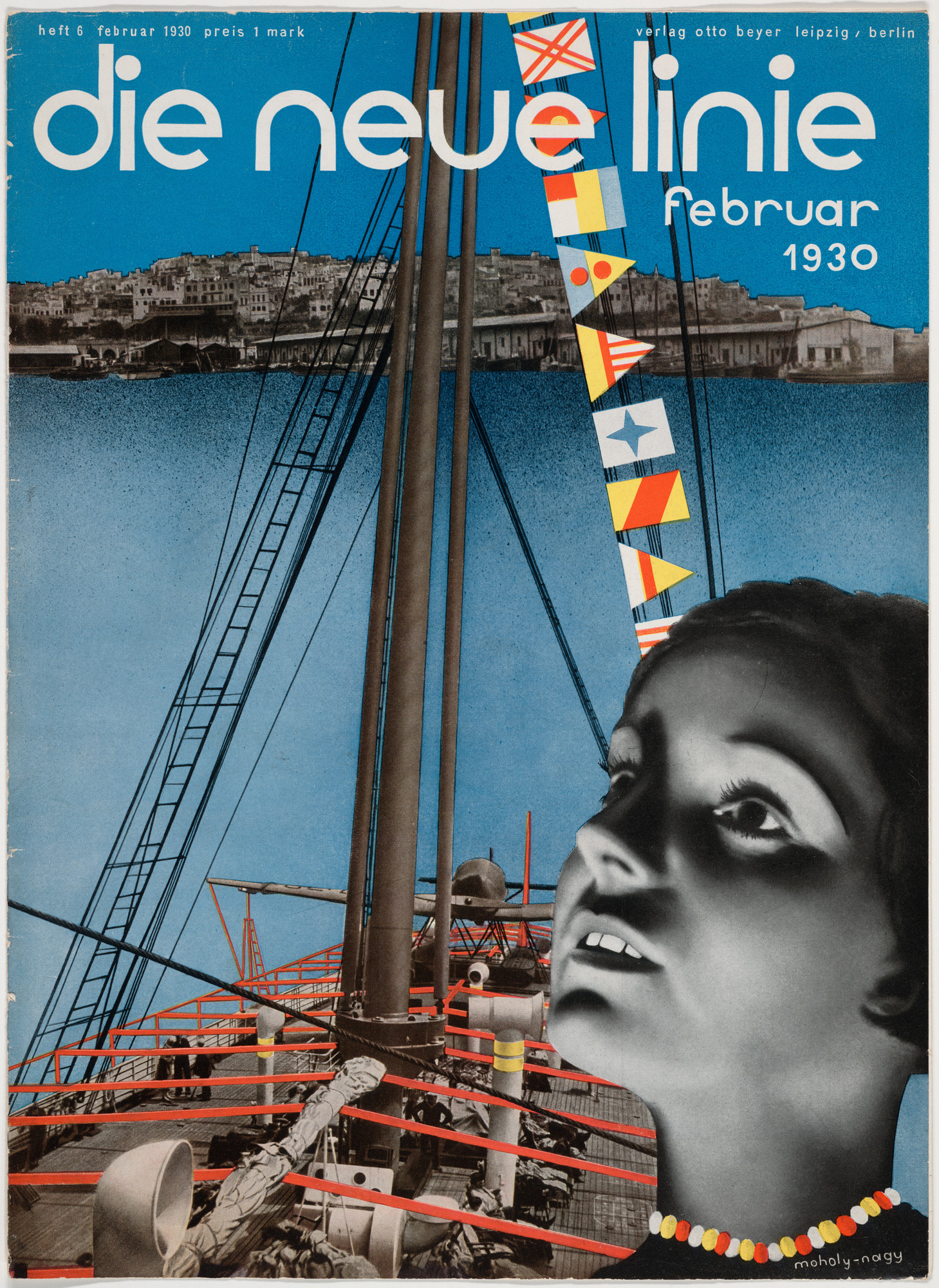 László Moholy-Nagy. Die neue Linie, Februar 1930