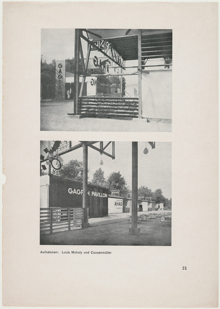 Photographs of Exhibition Stands Designed by Moholy-Nagy