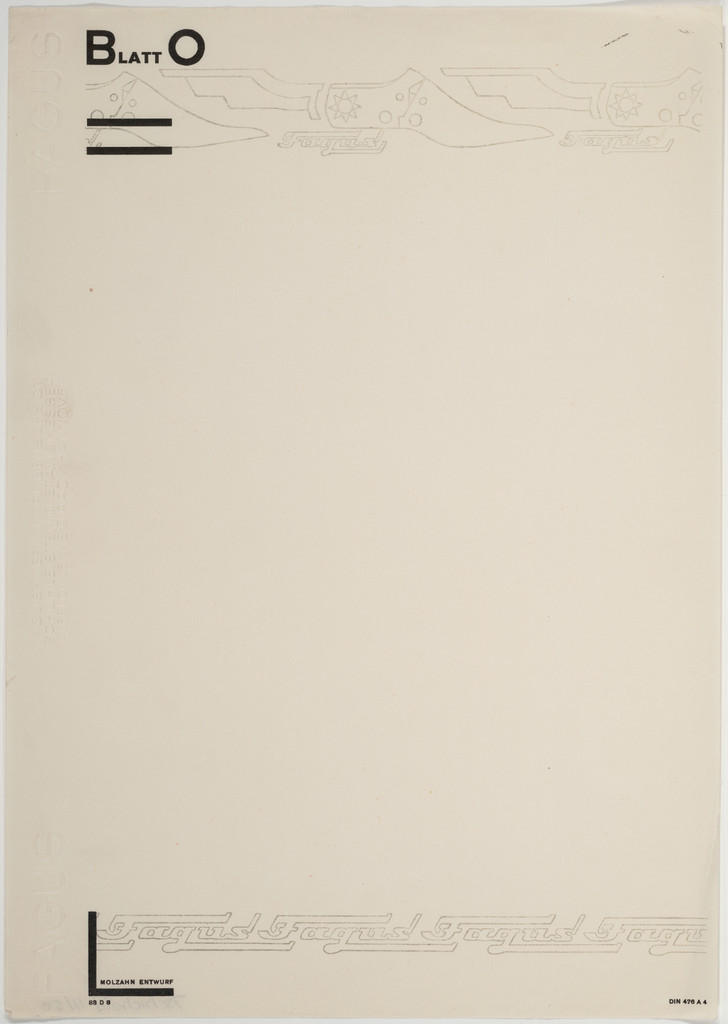 Fagus Werk letterhead