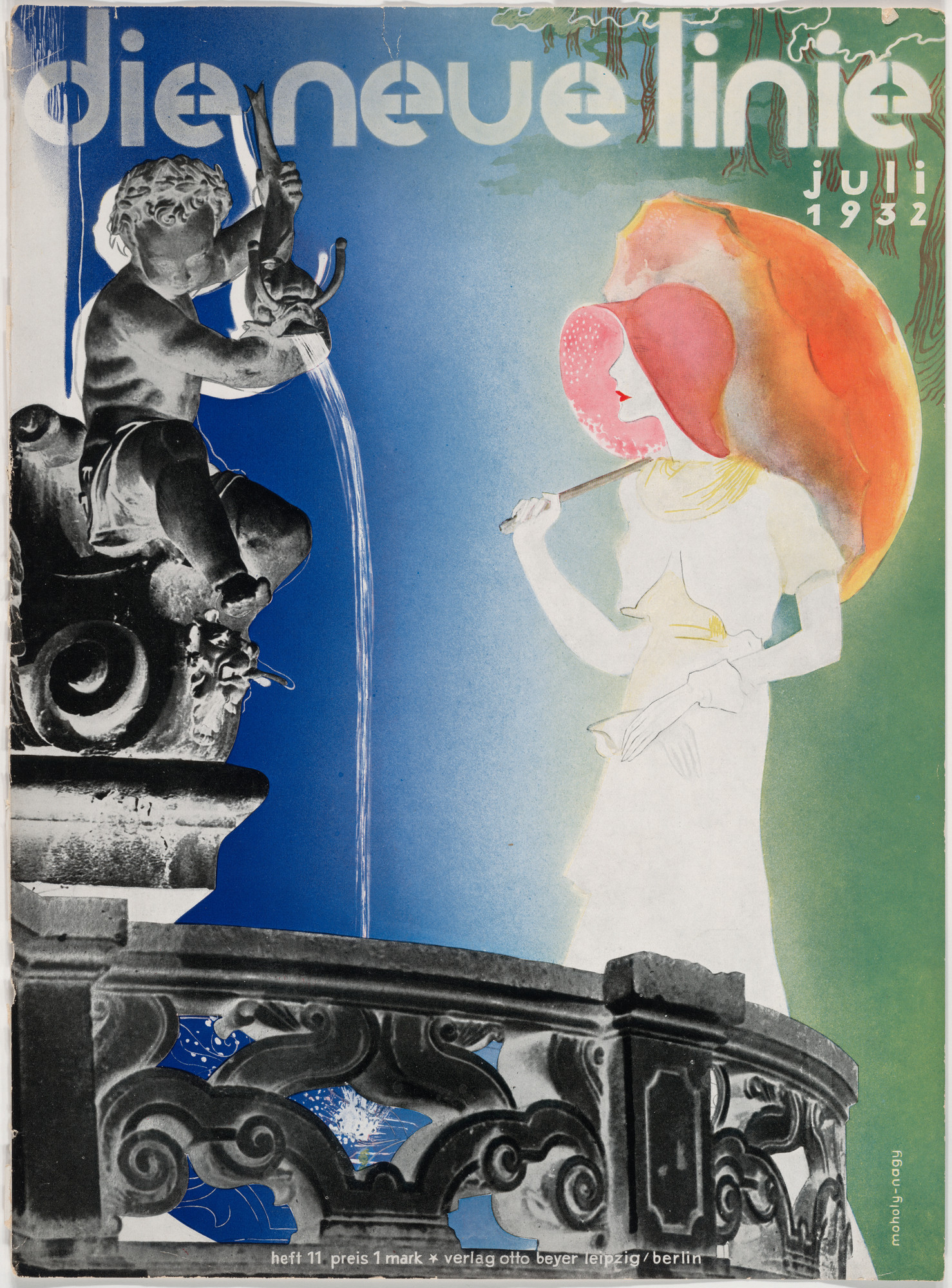 László Moholy-Nagy. Die neue Linie, Juli 1932