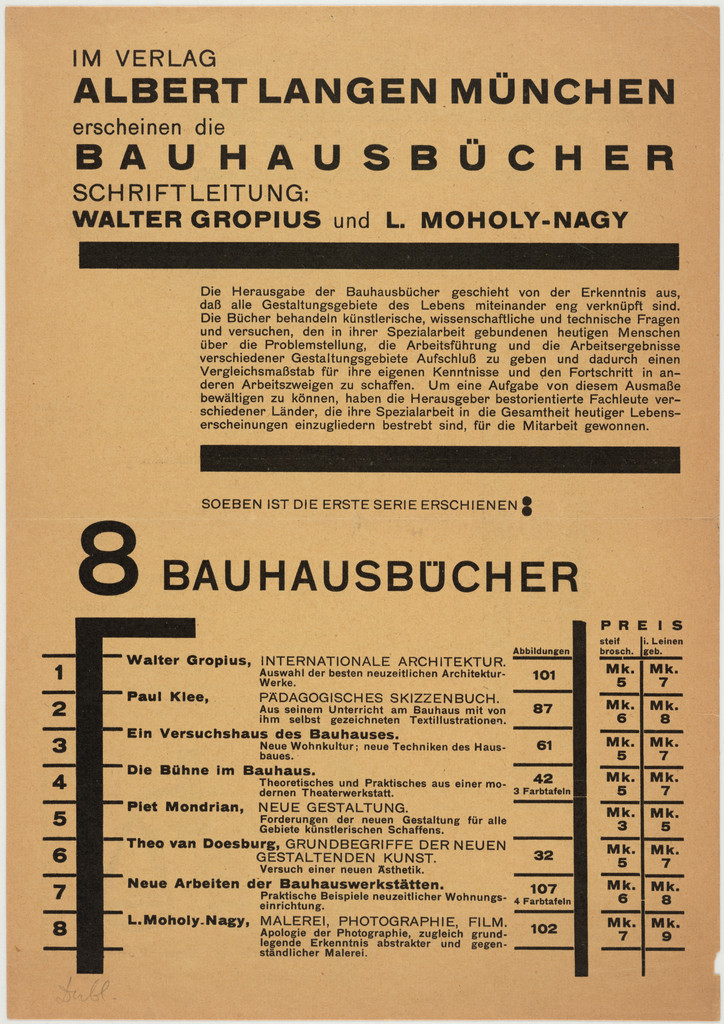 Bauhausbücher