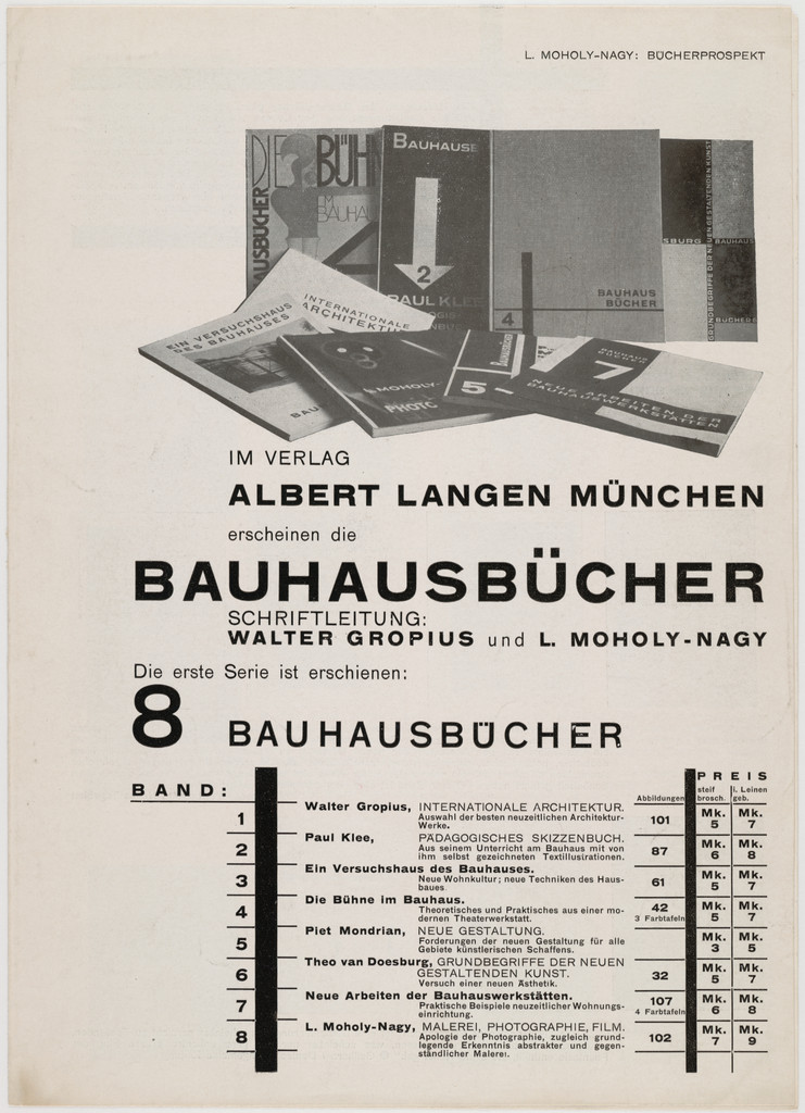 Bauhausbücher