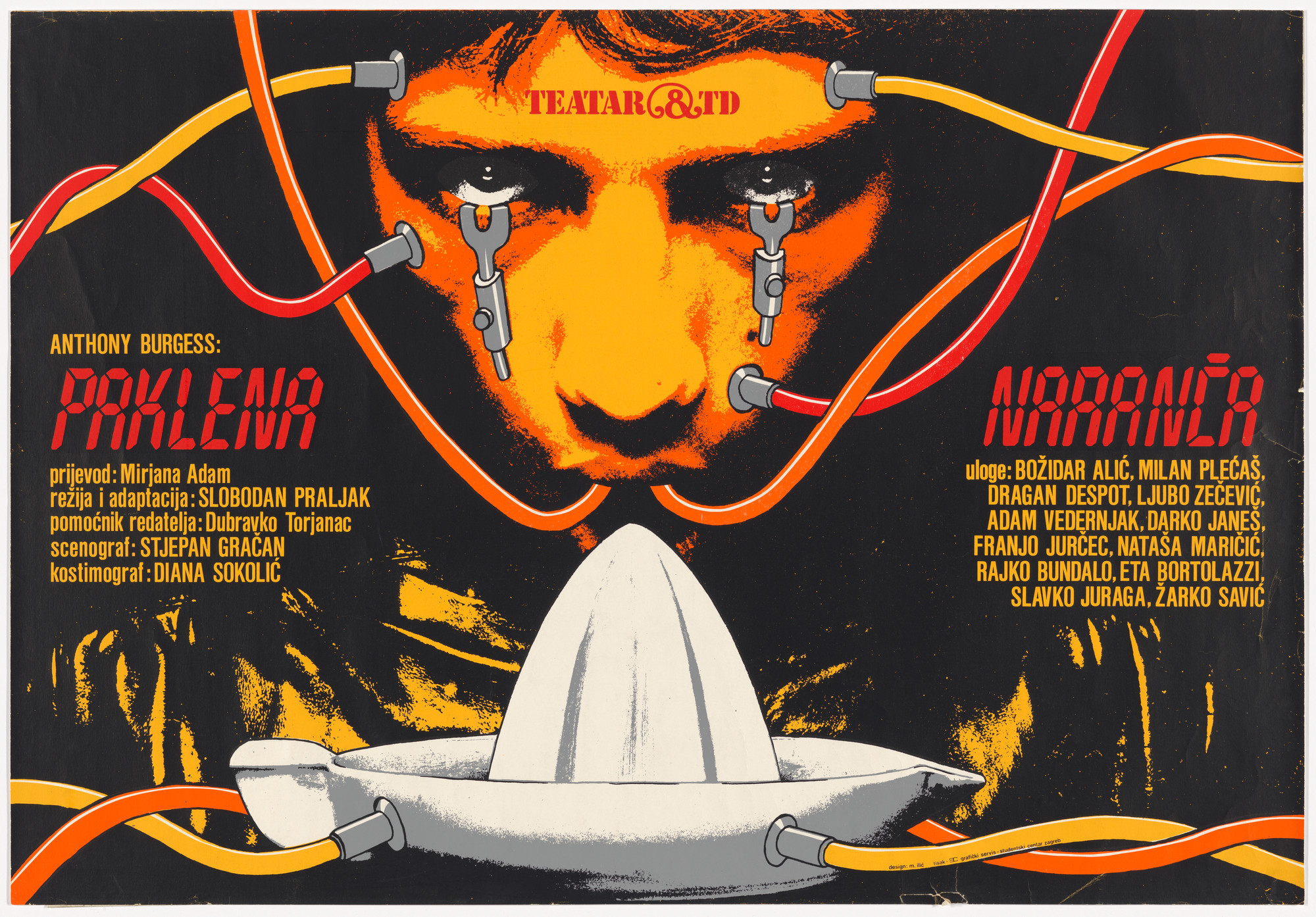 Mirko Ilić. Paklena naranča (Clockwork Orange)