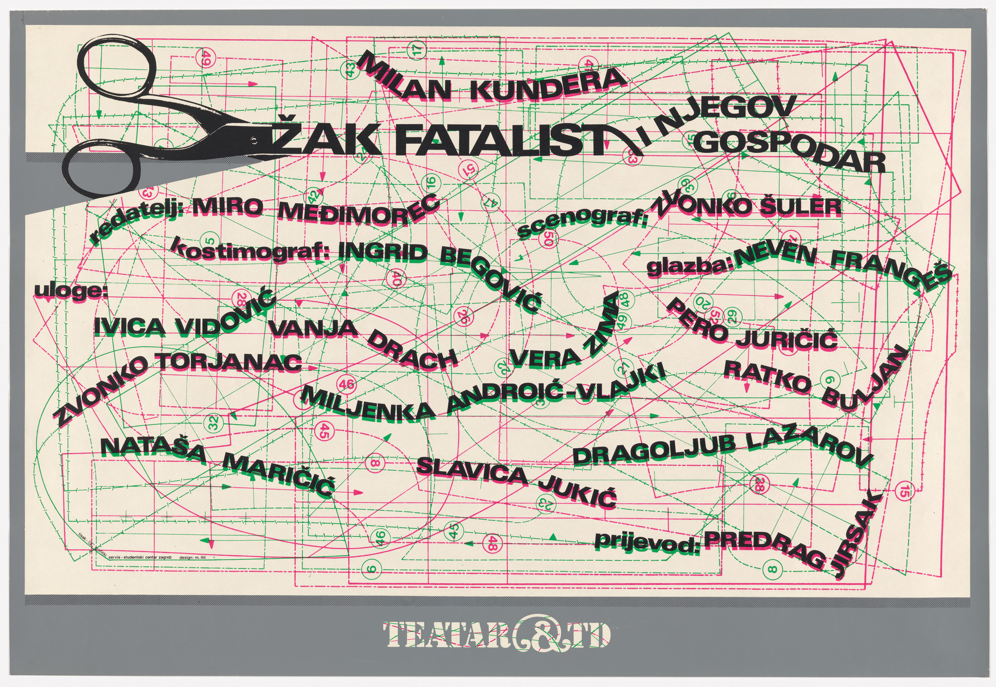 Mirko Ilić. Žak fatalist i njegov gospodar (Jacques the Fatalist and his Master)
