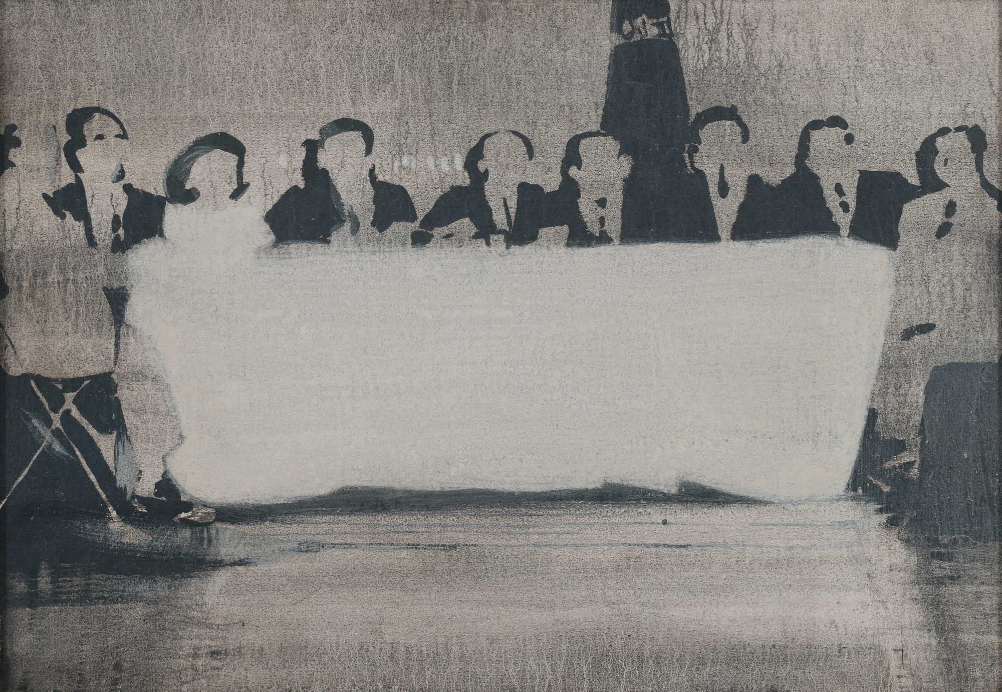 Richard Artschwager. Seated Group. 1962