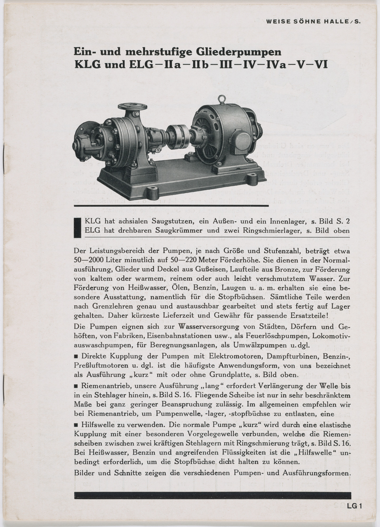 Kurt Schwitters. Ein- und Mehrstufige Gliederpumpen