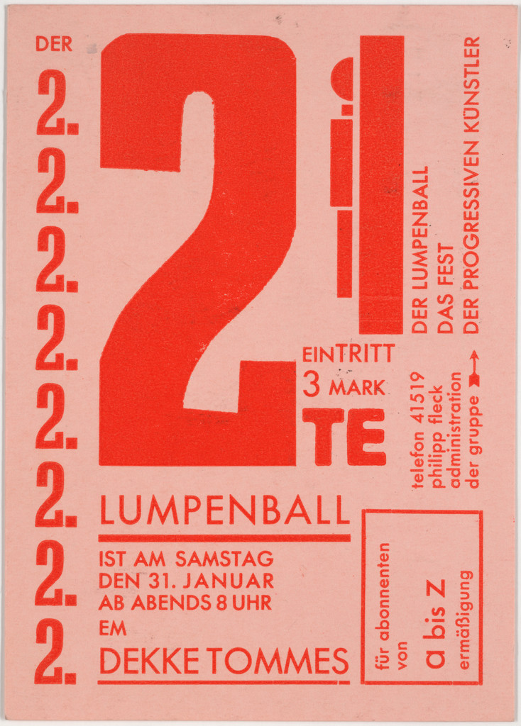 Der 2te Lumpenball ist am Samstag den 31. Januar