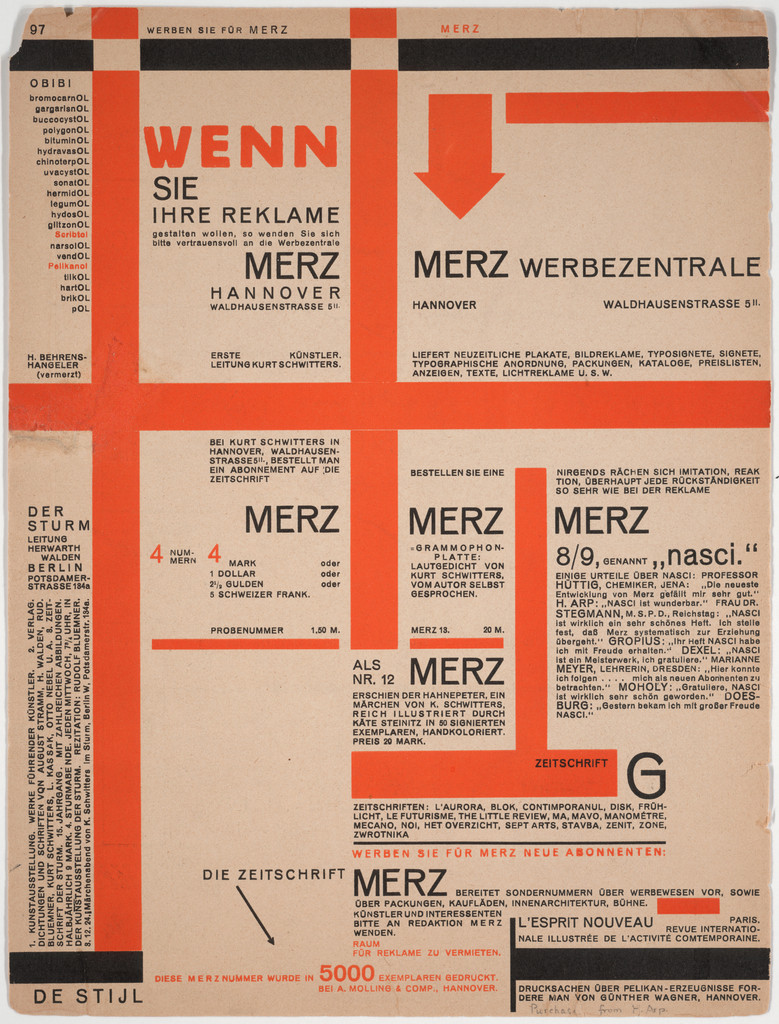Page 97 from Merz 11, Typoreklame