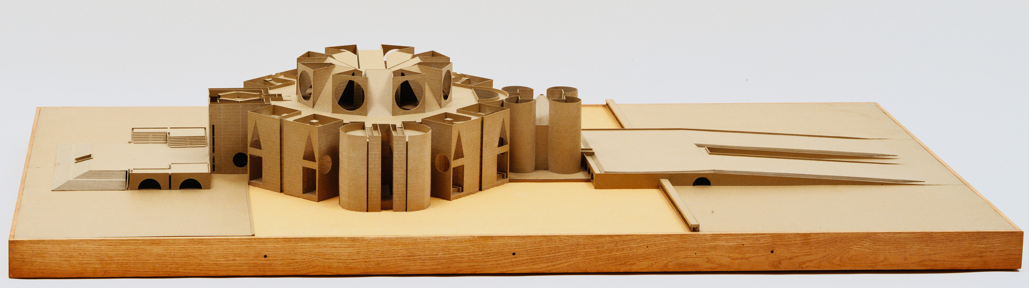 Louis I. Kahn. Sher-e-Bangla Nagar, Capital of Bangladesh, Dhaka, Bangladesh (Study for National Assembly Building). 1962–1983