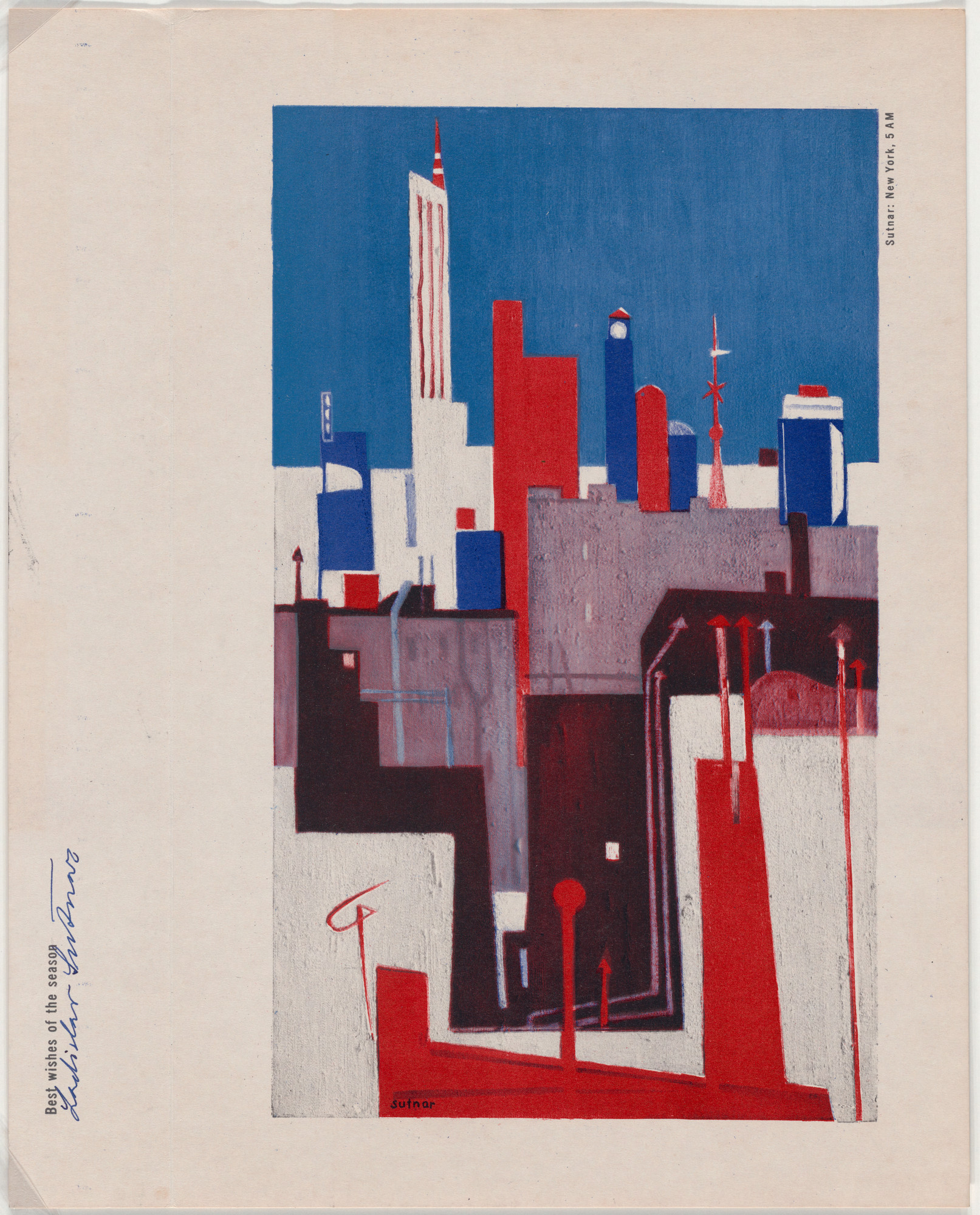 Ladislav Sutnar. Best Wishes of the Season, Ladislav Sutnar