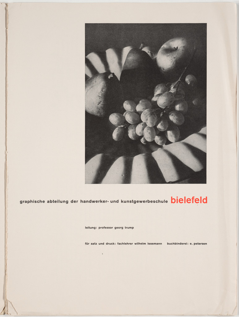 Graphische Abteilung der Handwerker- und Kunstgewerbeschule Bielefeld