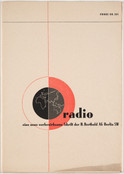 Georg Trump. Typeface sample folder for the font &#34;Radio&#34; by H. Berthold A.G., Berlin. c. 1931