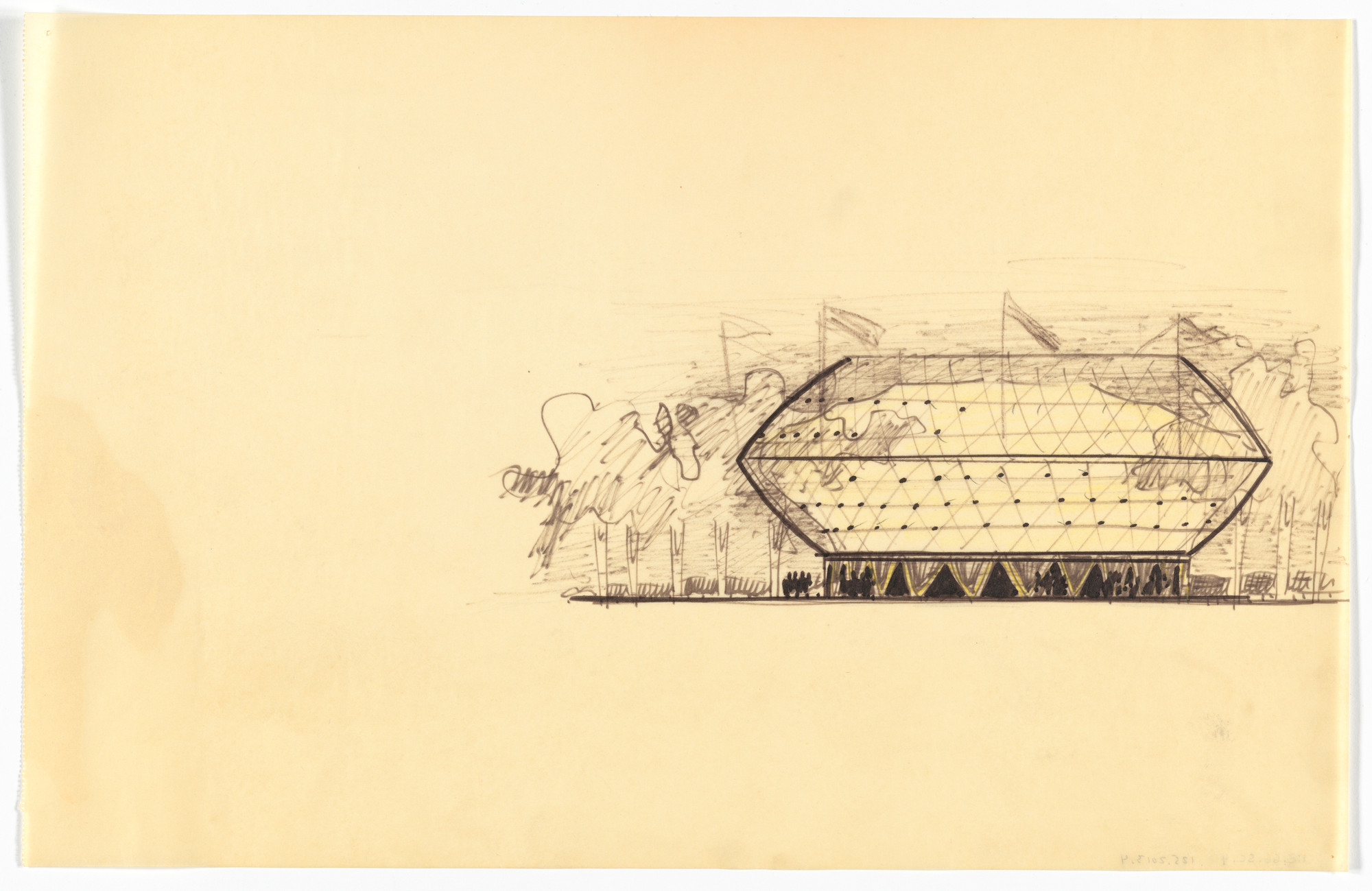Paolo Soleri. Stadium. n.d.