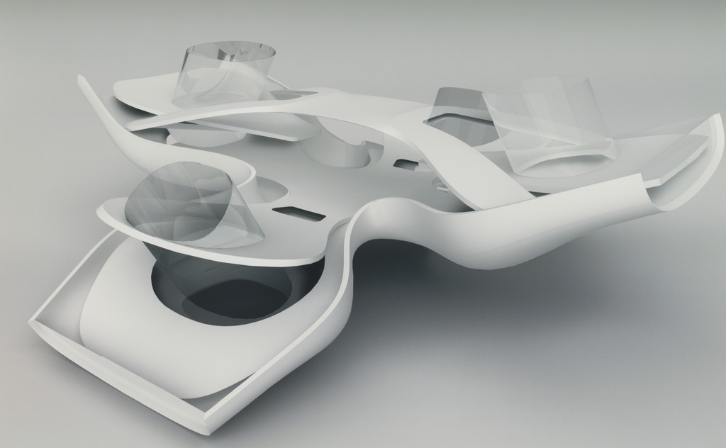 Wing House, Helsinki, Finland (Perspective) by Hani Rashid, Lise Anne Couture