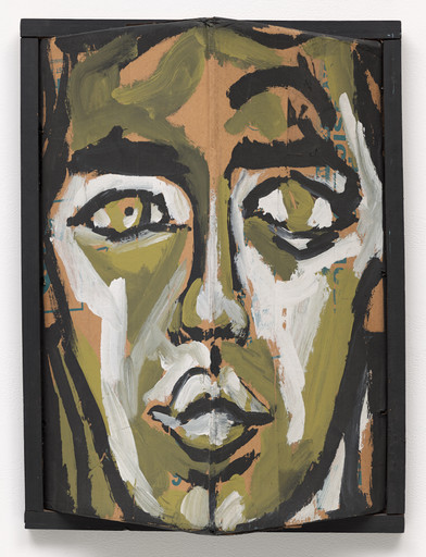 Luis Frangella. David Wojnarowicz, NYC (Triangle Head). 1984