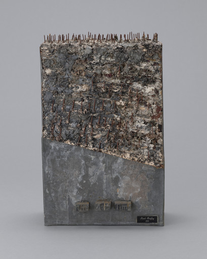 Noah Purifoy. Fire Next Time II (After James Baldwin), Desert Tombstone Series. 1994–1995
