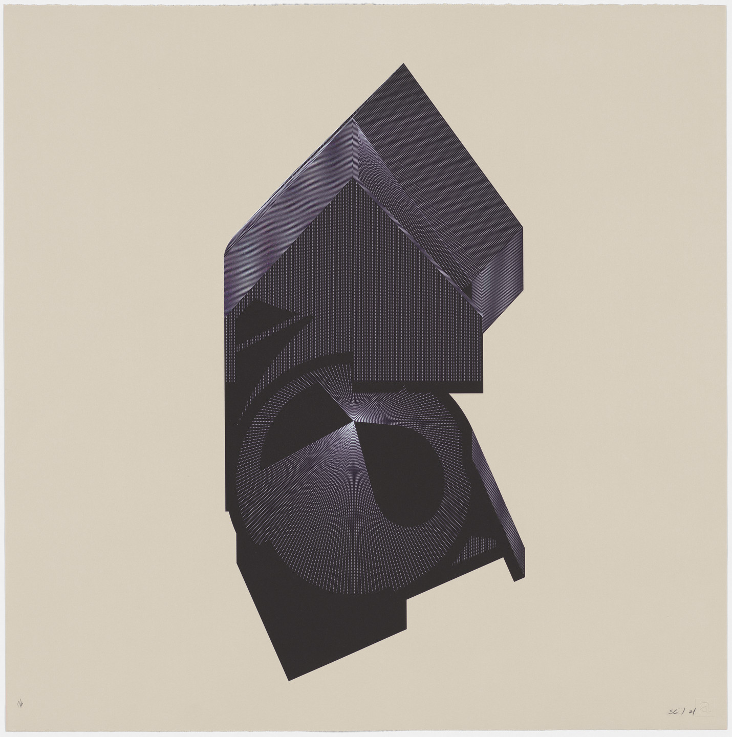 Sean Canty. Untitled #1, from the Drawing Doubles series. 2021