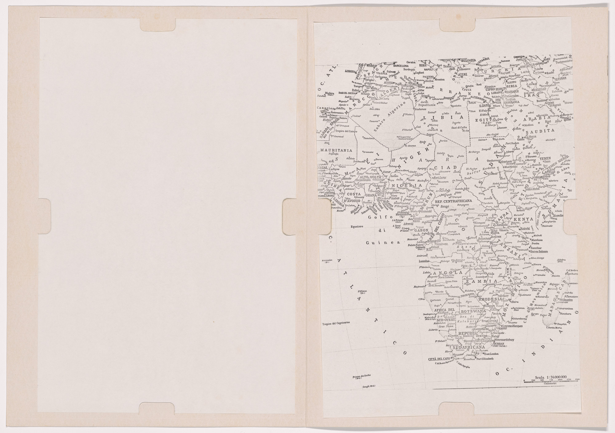 Alighiero Boetti. Progression No. 80 from Postal Dossier (Dossier postale). 1969-70