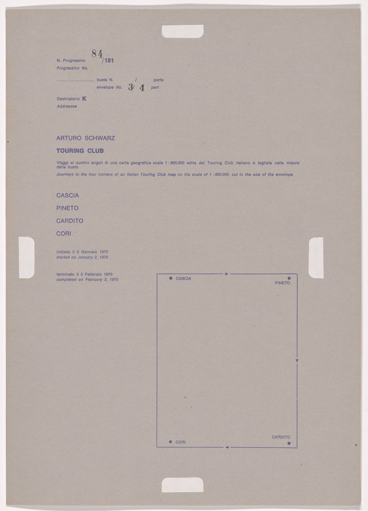 Postal Dossier (Dossier postale) by Alighiero Boetti