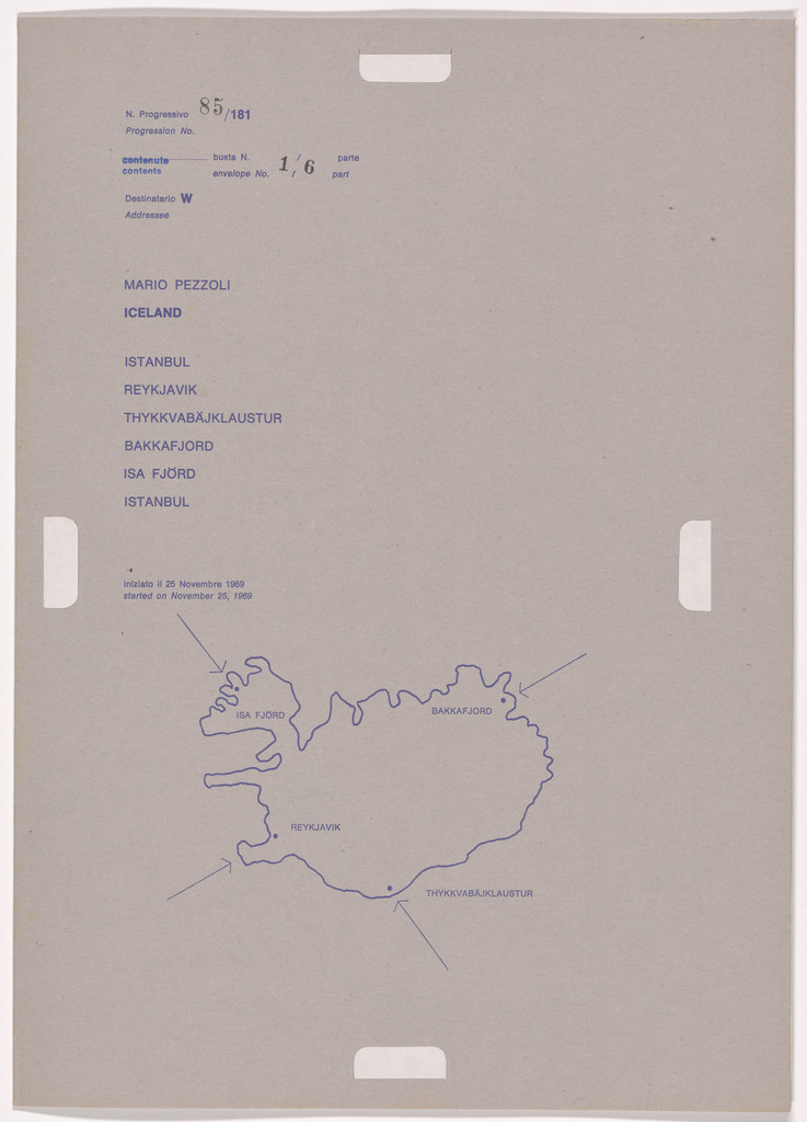 Postal Dossier (Dossier postale) by Alighiero Boetti