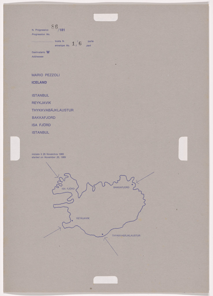 Postal Dossier (Dossier postale) by Alighiero Boetti