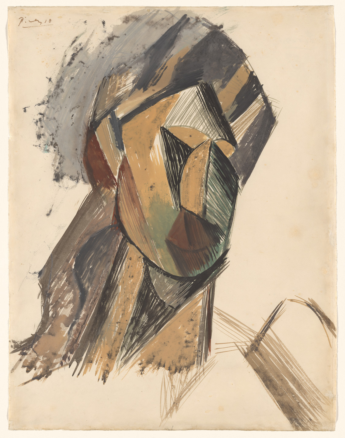Pablo Picasso. Head of a Woman. Spring 1909