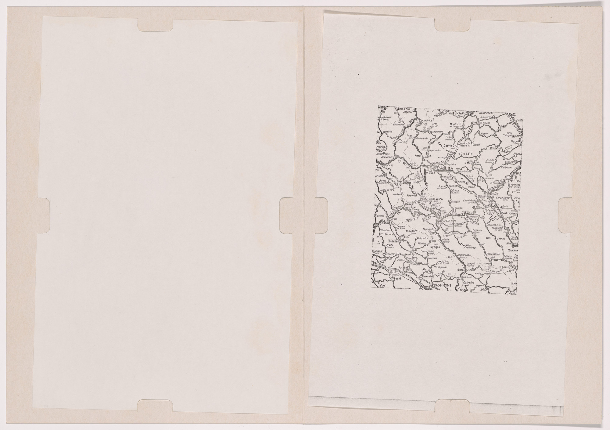Alighiero Boetti. Progression No. 35 from Postal Dossier (Dossier postale). 1969-70