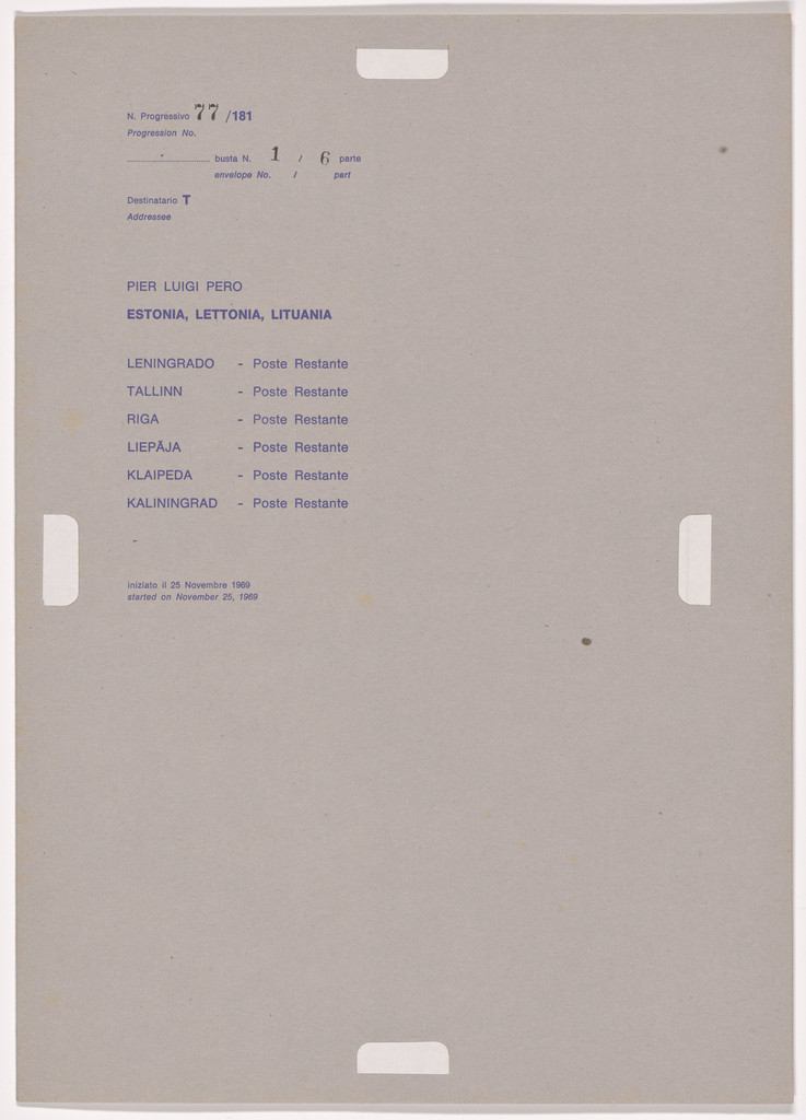 Postal Dossier (Dossier postale)