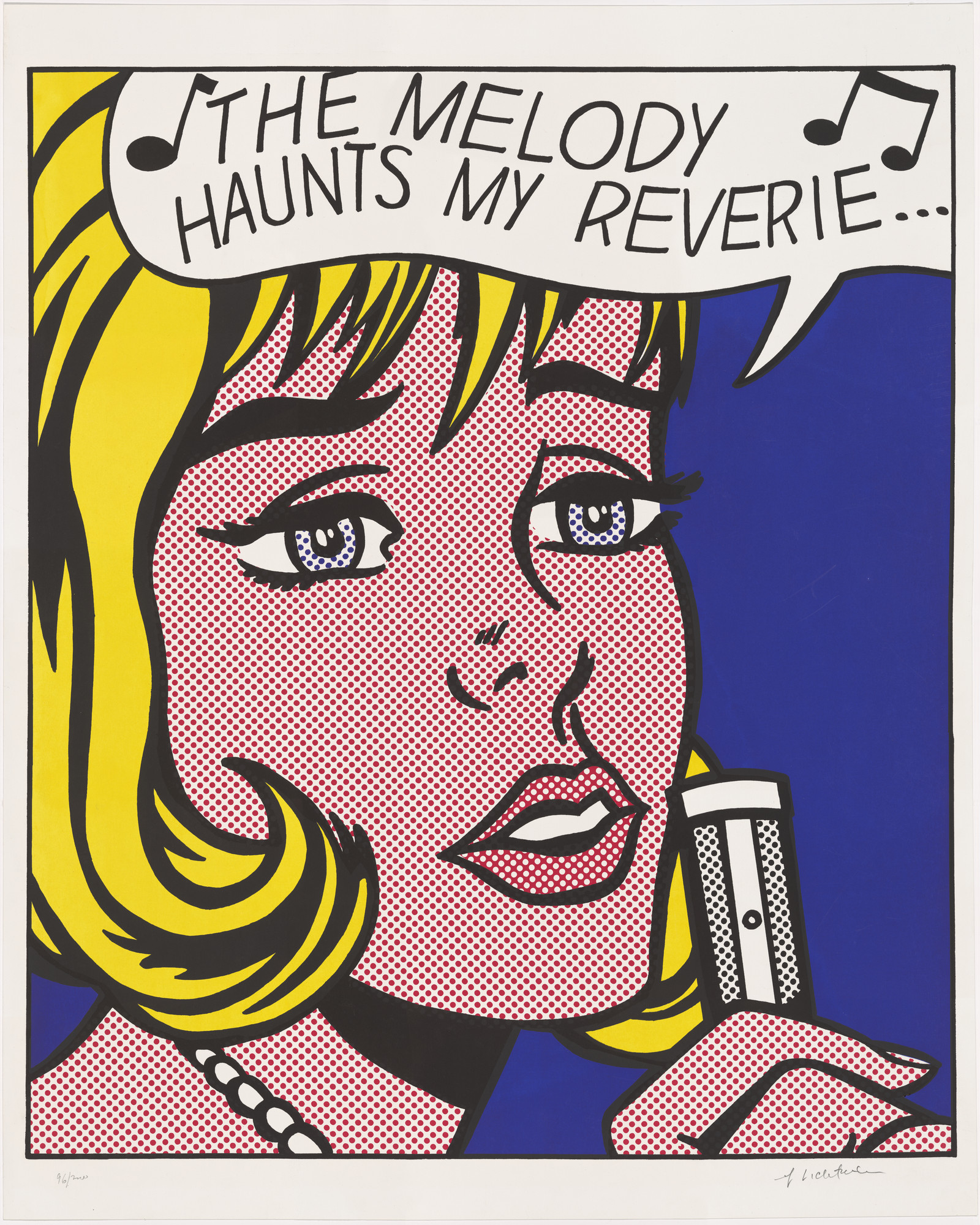 Roy Lichtenstein. Reverie from 11 Pop Artists, Volume II