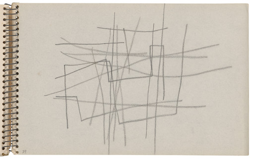Ellsworth Kelly. Sketchbook #9, Paris. 1949-50