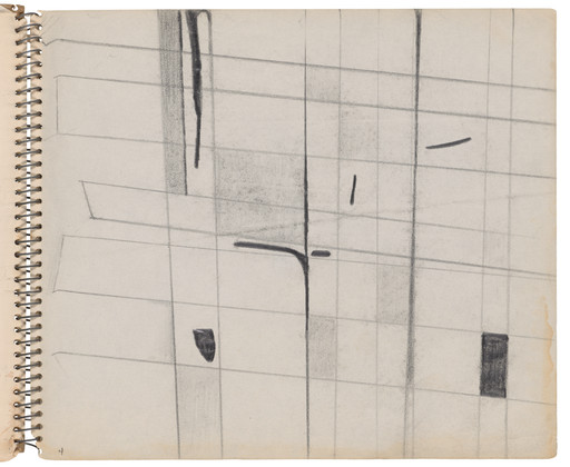 Ellsworth Kelly. Sketchbook #14, Paris. 1950