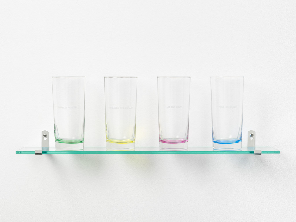 "I LIT THE FIRE." "I GREASED THE SKILLET." "AND I COOKED." CHARLIE PARKER