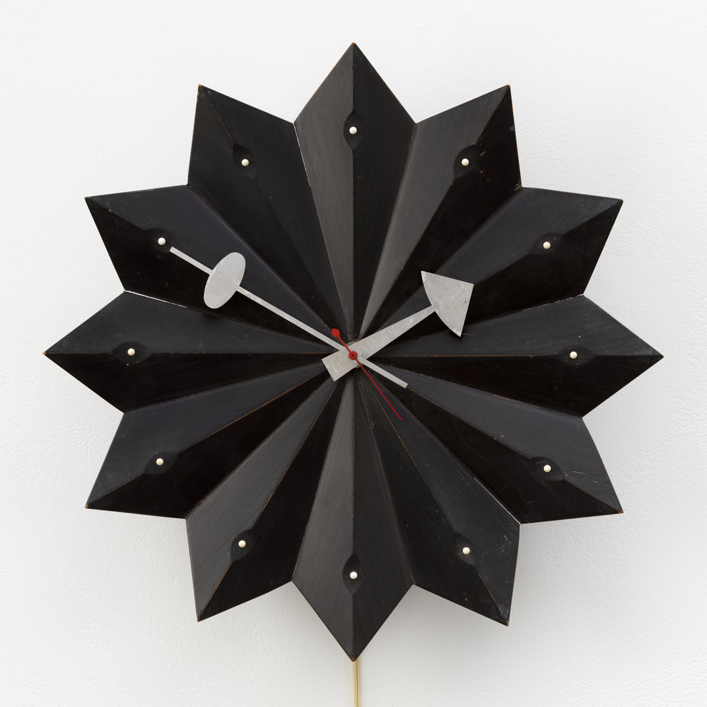 "Fan" Wall Clock (model 2223) by George Nelson Associates
