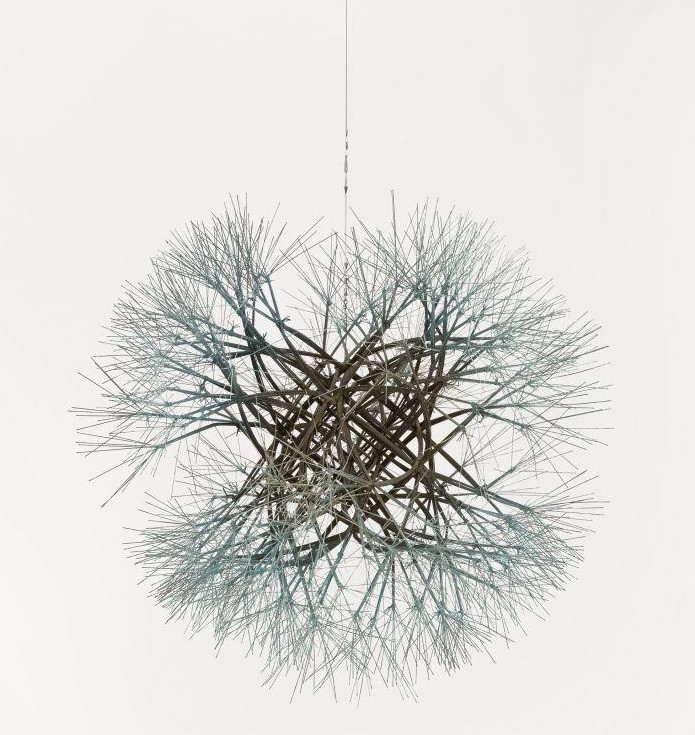Ruth Asawa. Untitled (S.043, Hanging Tied-Wire, Cubed Open-Center, Multi-Branched Form Based on Nature)