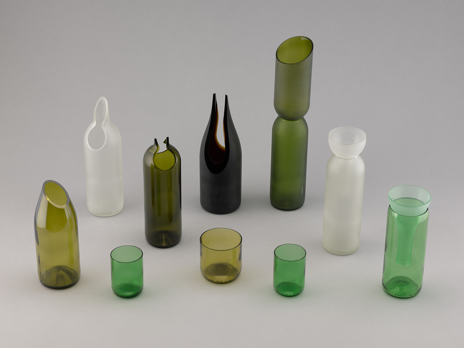 Tord Boontje, Emma Woffenden. &#34;Transglass&#34; Glassware. 1997