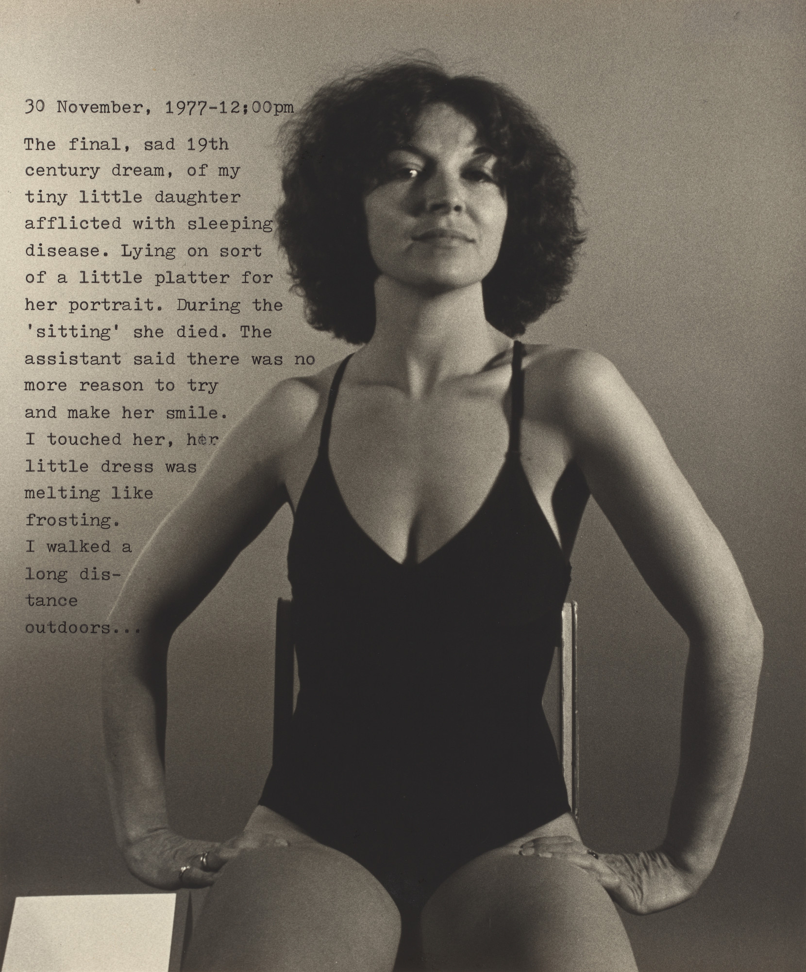Donna-Lee Phillips. Fragments from a Visual Journal (30 November, 1977–12:00 pm)