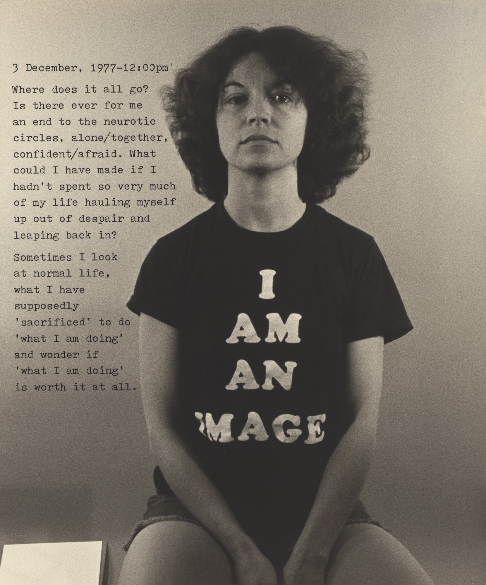 Donna-Lee Phillips. Fragments from a Visual Journal (3 December, 1977–12:00 pm)